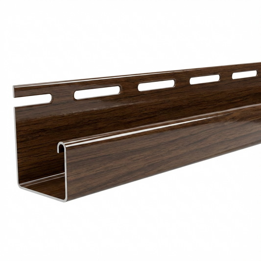 Aluminum Woodgrain J channel